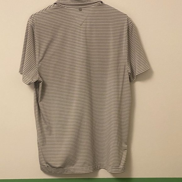 Tommy Hilfiger Athlete SS Men's polo shirt, Classic Fit Size S, Gray and white - Picture 5 of 6